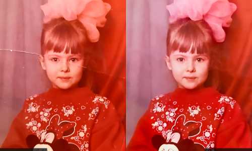 Restore a photo. Scratch removal, photo correction.