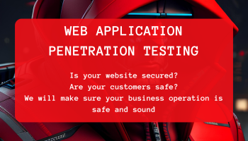 Penetration test any web application
