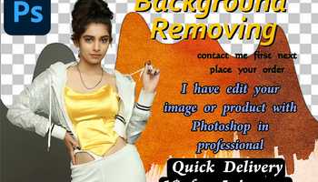 I will remove a background with Photoshop