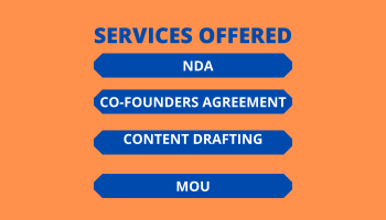 My Services are about drafting Contracts and Agreements