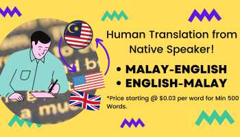 Human Translation - English (US/UK) to Malay