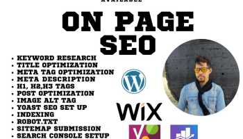 I will do on page SEO for WordPress website