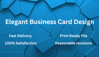I will do elegant business card design within 6 hours