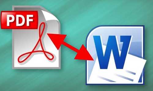 I can convert PDF files to Word document