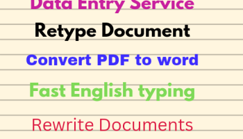 I will do data entry, copy paste and form filling for you