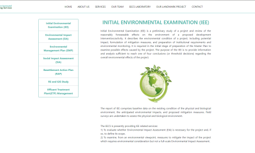 A environmental consultancy firm which provider any type of environment related support. A admin panel is used to update current project details and new project research area. 24/7 automatic mail system integrated for support. 