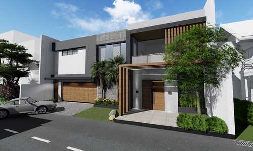 A 2 storey residence with attic at Paranaque, Philippines