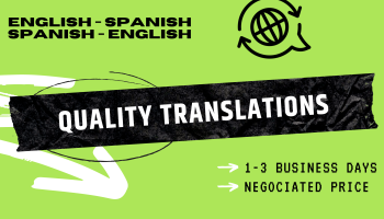 I translate documents from Spanish to English or English to Spanish