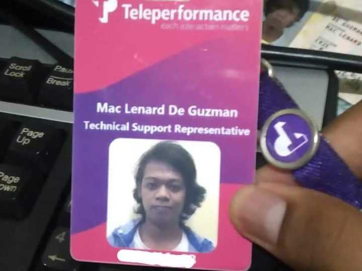 Mac Lenard D. - Technical support analyst 