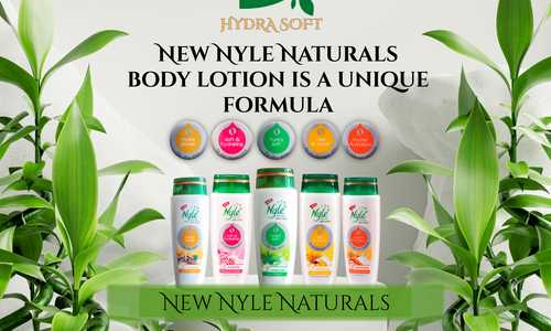 Advertisement for Nyle Naturals Cosmetics 
