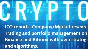 Reports on ICOs, and other blockchain projects. Trade and manage portfolio on Binance and Bitmex.