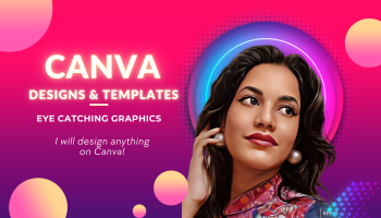 I can create any design using Canva
