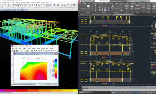 Attached file is the sample of my work, I can Do ETABS AutoCAD Structural Detailing and Safe for Foundation