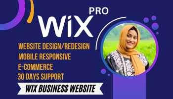 I will do professional wix website design and redesign