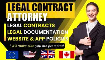 Write and Review Legal Contracts, Legal Agreements, Terms and Conditions and Policies 