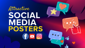 Create posters/ads for Social media