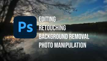 Photo editing in Adobe Photoshop