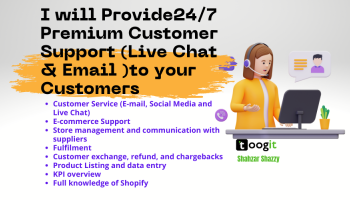 24/7 Premium Customer Support (Live chat & Email ) for your Customers 