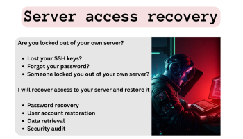 Recover access to windows or linux server