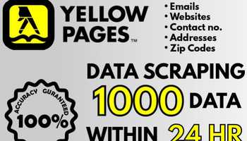 I will do yellow pages, yelp business data miner and scraper