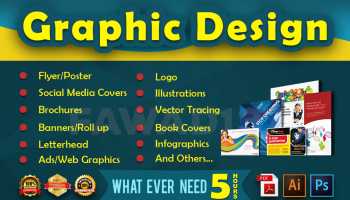 Designing of all kind of graphics work