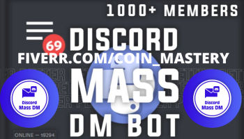 I will do Discord Mass dm
