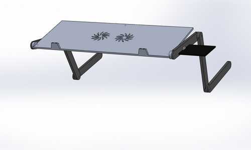 laptop stand for one of client on Cadcrowd site 