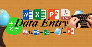 I can do Data Entry in Excel work sheet from internet surfing,pdf,word etc