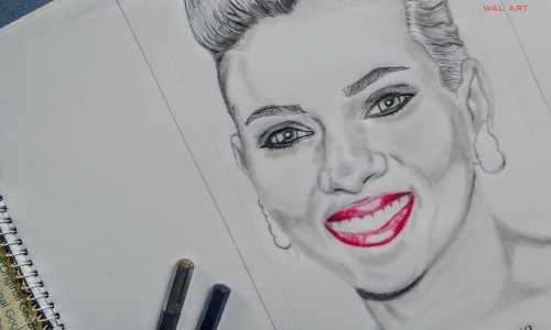 Portrait Art #Scarlett Johansson