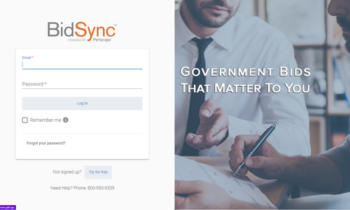 The main aim to build to the Bidsync portal that it helps to win government business, it also helps to write your best proposals to win the government contract. Currently, it helps government agencies with bid opportunities and bid notifications across thenation. It also provides the solution for the suppliers and vendors in the form of electronic bidding(online bidding) and paper bids through the e-procurement systems.