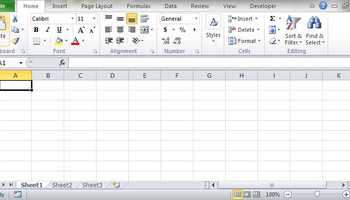 Financial modeling or report creation