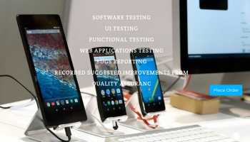 I can do Front-end quality assurance testing, performance testing, web applications testing