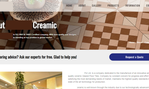 Ceramic Ecommerce Website
