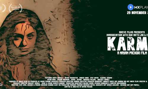 Poster for or recent project "KARMA" largeshortfilm