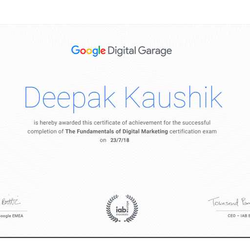 Deepak K. - Digital Marketer