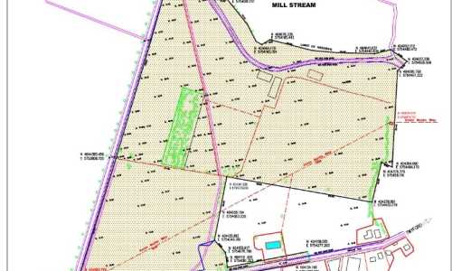 Survey Topography Plan at Bischester Road, UK