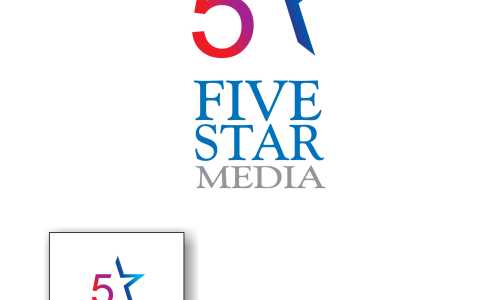 Logo, Letter Head, Visiting Card Developed for 5 star media, Chennai