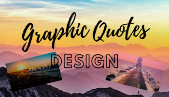 I will create amazing graphic quotes for you