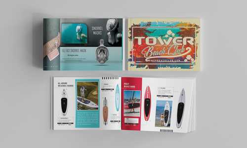 Paddle boards manufacturer product catalog.