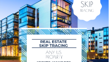 I can do Real Estate Skip tracing for any property address