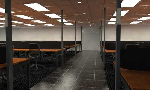 it includes the renovation of office from wall partition to wirepole