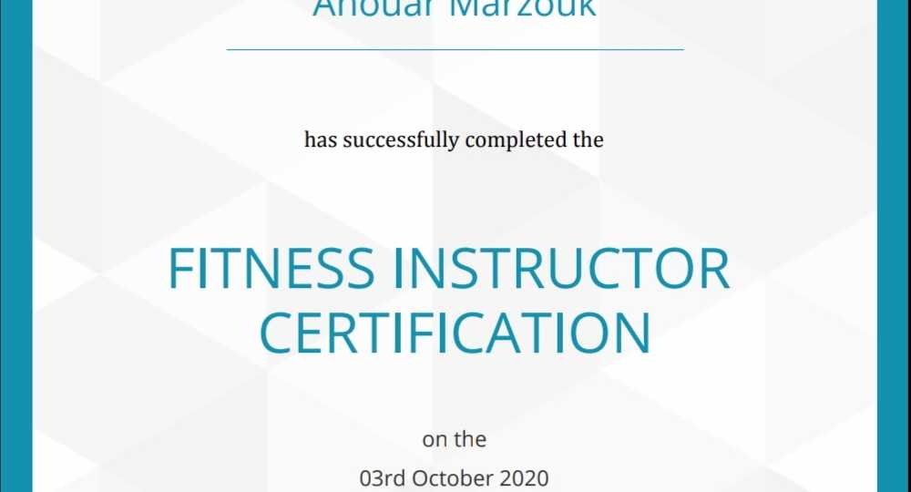 Anouar M. - fitness instructor