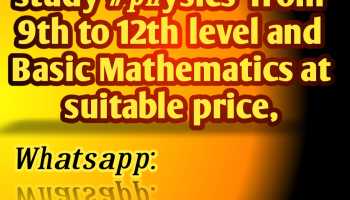 I can teach Physics from Basics to 12th and also Basic Mathematics.