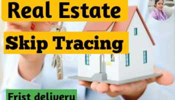 I will do skip tracing for real estate business lead