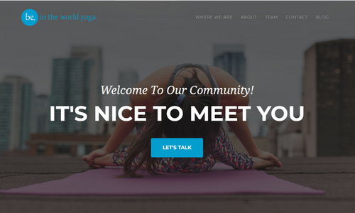 Be in the world YOGA is one of most of yoga website in the world. My role is Front-end developer using HTML/CSS/Javascript.