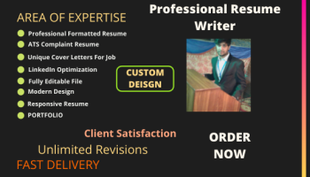 I will write, design professionally CV, resume, cover letter, and linkedin profiles
