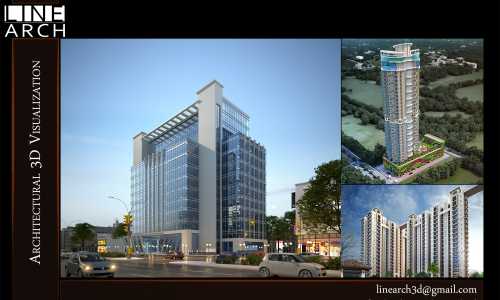 Cgi,Exterior rendering at linearch3d