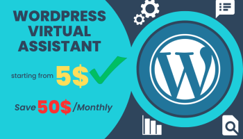 Full time Wordpress Virtual Assistant for your Blogposts, Articles and Admin work
