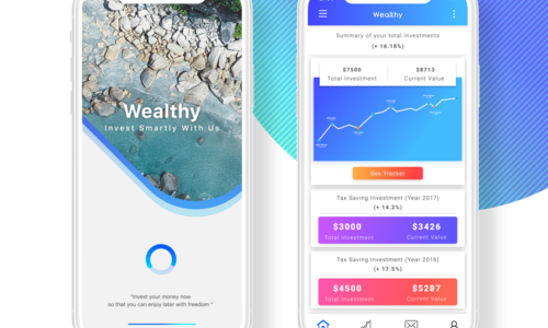 Wealthy App UI Design
