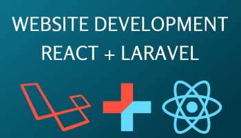I will create web application using Laravel & React.